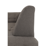 Casa si Gradina - Mobilier - Canapele si coltare - Coltare - Coltar, material textil gri maroniu TAUPE, model stanga, BRIDGET - Infinity.ro