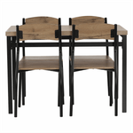 Casa si Gradina - Mobilier - Seturi de mobilier - Seturi mese si scaune - Set de luat masa 1 + 4, stejar artizanal, AMANDA - Infinity.ro