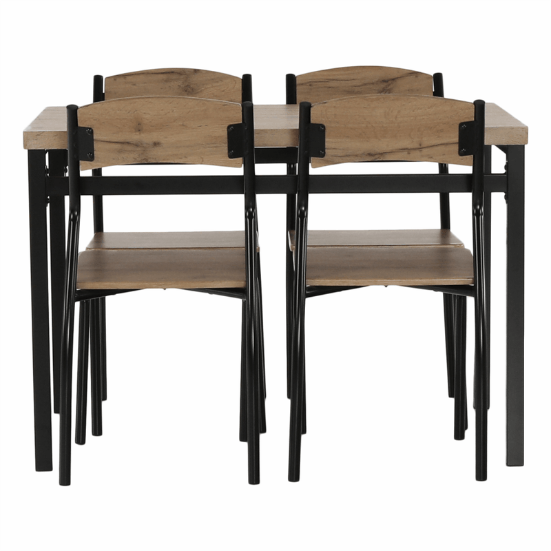 Casa si Gradina - Mobilier - Seturi de mobilier - Seturi mese si scaune - Set de luat masa 1 + 4, stejar artizanal, AMANDA - Infinity.ro