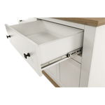 Casa si Gradina - Mobilier - Comode si corpuri - Comode - Scrin MZ10, alb / stejar grand, LEON - Infinity.ro