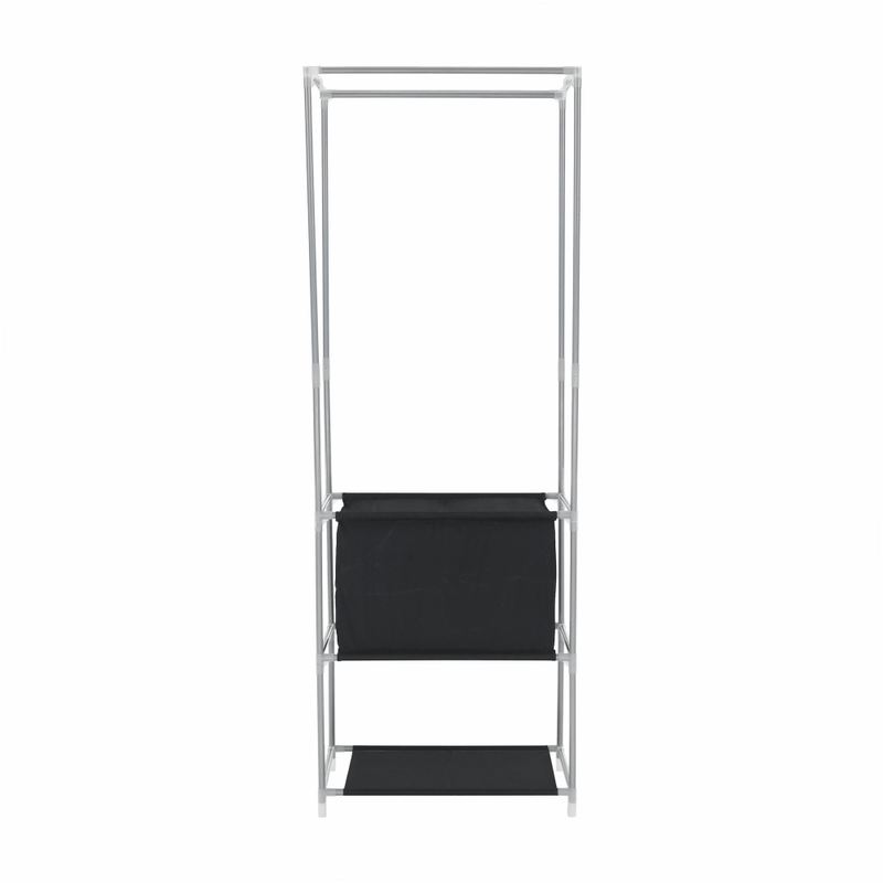 Casa si Gradina - Mobilier - Biblioteci si rafturi - Rafturi - Raft multifunctional pentru dulap, argintiu / negru, CODY - Infinity.ro