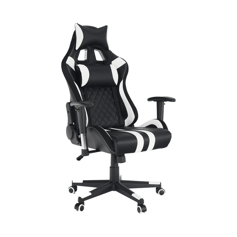 Casa si Gradina - Mobilier - Scaune si fotolii - Scaune - Scaun de birou / joc cu iluminare RGB, model negru / alb / culoare, ZOPA - Infinity.ro
