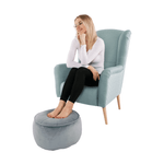 Casa si Gradina - Mobilier - Scaune si fotolii - Tabureti - Taburet, tesatura gri deschis, KEREM - Infinity.ro