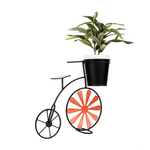 Casa si Gradina - Gradinarit si plante - Plante si ghivece - Ghivece si suporturi - Ghiveci RETRO in forma de bicicleta, visiniu / negru, SEMIL - Infinity.ro