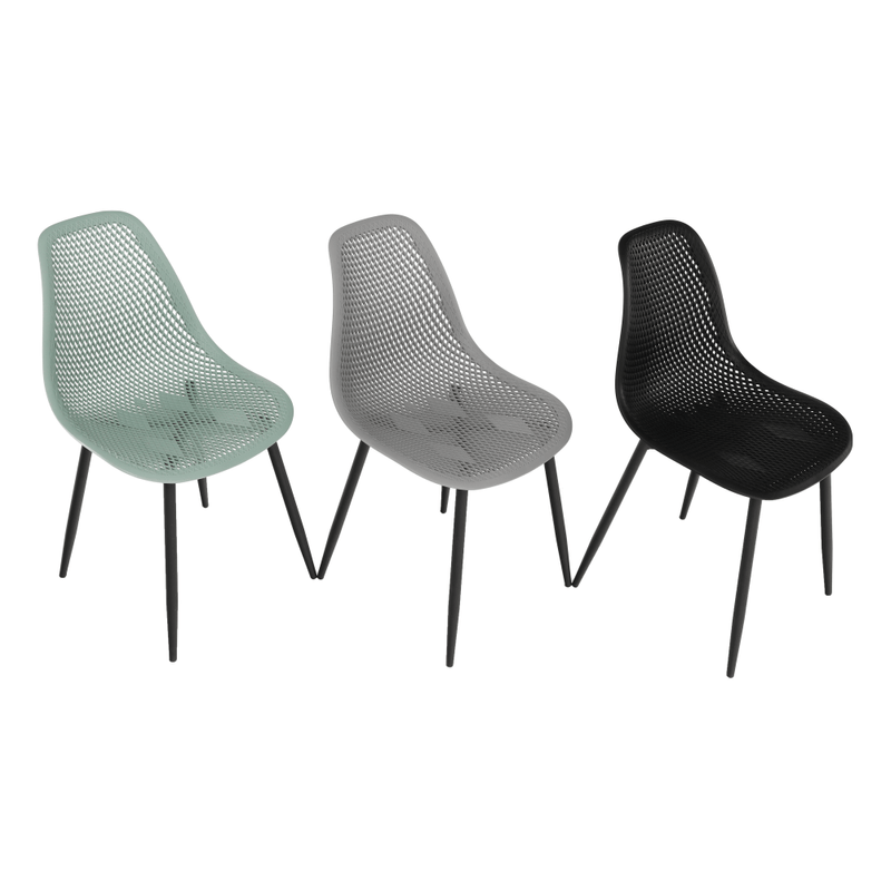 Casa si Gradina - Mobilier - Scaune si fotolii - Scaune - Scaun dining, verde/negru, TEGRA TYP 2 - Infinity.ro