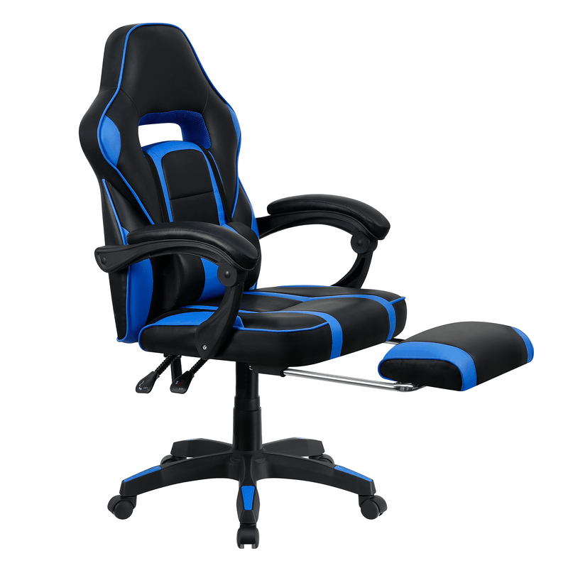 Casa si Gradina - Mobilier - Scaune si fotolii - Scaune - Scaun de birou / joc, albastru / negru, GUNNER - Infinity.ro