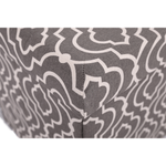 Casa si Gradina - Mobilier - Scaune si fotolii - Tabureti - Taburet pliabil, material gri/alb cu model, FARGO - Infinity.ro