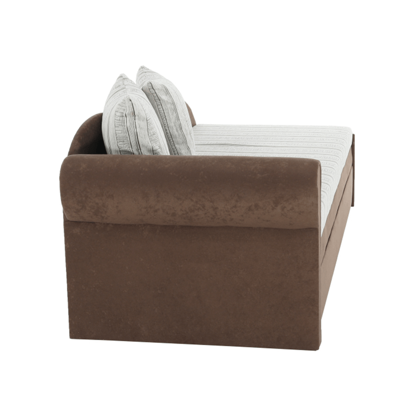 Casa si Gradina - Mobilier - Canapele si coltare - Coltare - Coltar extensibil, maro/bej/auriu/model, stanga, AGA D - Infinity.ro