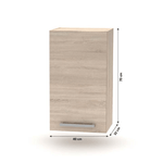 Casa si Gradina - Mobilier - Seturi de mobilier - Seturi bucatarie - Ansamblu de bucatarie 2,4 m, stejar sonoma, NOVA PLUS - Infinity.ro