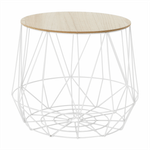 Casa si Gradina - Mobilier - Mese si birouri - Masute de cafea - Set masute auxiliare, natural/alb, DALUX - Infinity.ro