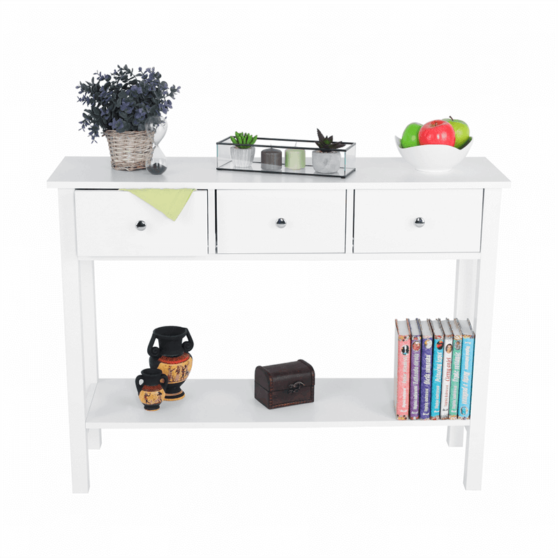 Casa si Gradina - Mobilier - Mese si birouri - Masute de cafea - Masuta tip consola, alb, NITRO - Infinity.ro