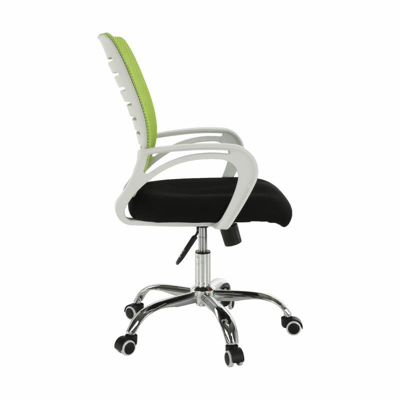Casa si Gradina - Mobilier - Scaune si fotolii - Fotolii - Fotoliu de birou, verde/negru/alb/crom, OZELA - Infinity.ro