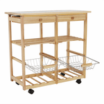 Casa si Gradina - Mobilier - Mese si birouri - Masute de cafea - Masuta de servire, natural, LUMBER - Infinity.ro