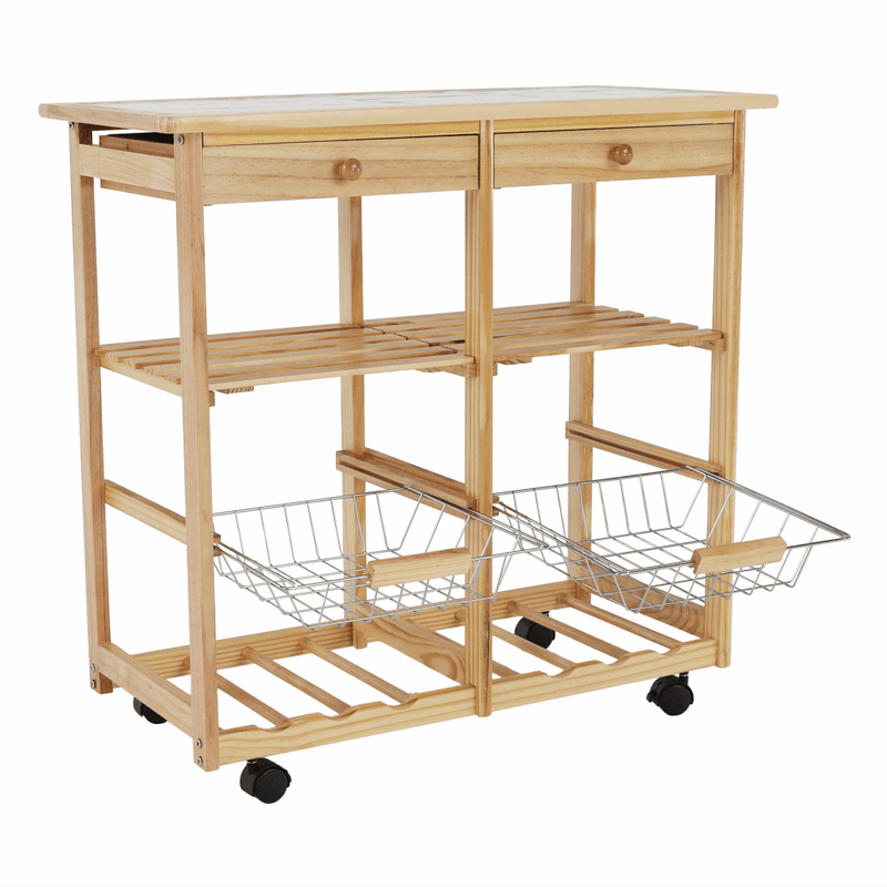 Casa si Gradina - Mobilier - Mese si birouri - Masute de cafea - Masuta de servire, natural, LUMBER - Infinity.ro