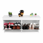 Casa si Gradina - Mobilier - Dulapuri si sifoniere - Dulapuri pantofi - Pantofar, 2 compartimente, alb, SEBER TYP 4 - Infinity.ro