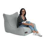 Casa si Gradina - Mobilier - Scaune si fotolii - Fotolii - Fotoliu tip sac, material textil gri deschis, EGALEO - Infinity.ro