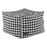 Casa si Gradina - Mobilier - Scaune si fotolii - Tabureti - Taburet, negru/alb, KRETON - Infinity.ro
