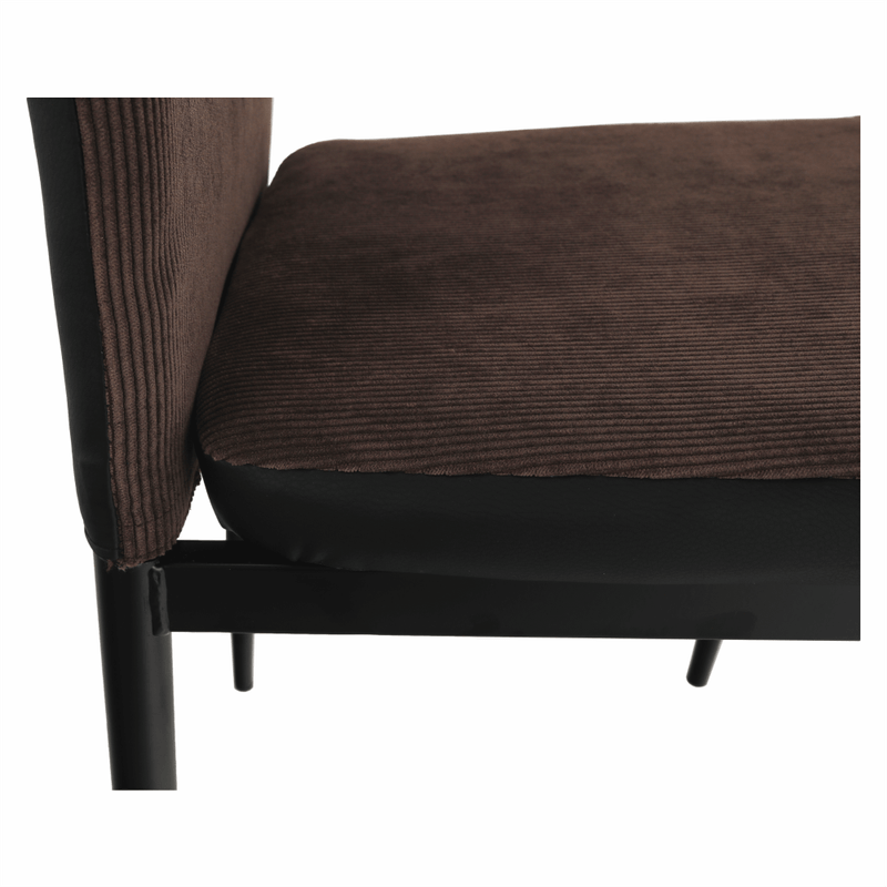 Casa si Gradina - Mobilier - Scaune si fotolii - Scaune - Scaun bucatarie, maro inchis/negru, ENRA - Infinity.ro