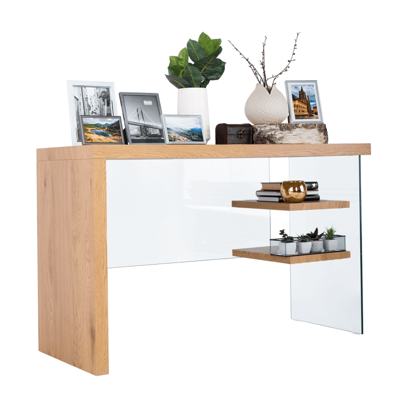 Casa si Gradina - Mobilier - Comode si corpuri - Console - Masa tip consola/masa de scris, stejar, ENRIK - Infinity.ro