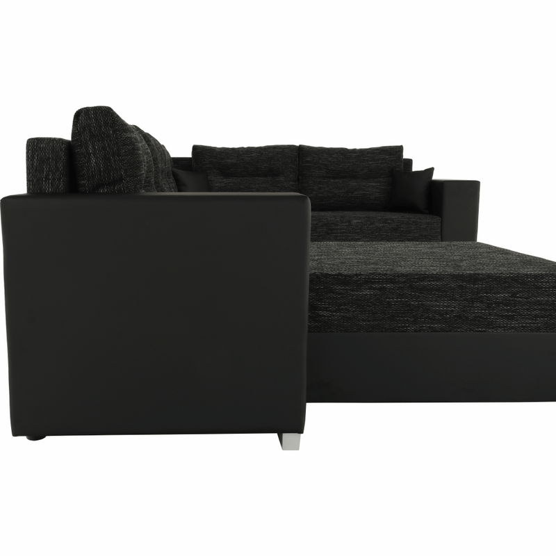 Casa si Gradina - Mobilier - Canapele si coltare - Coltare - Coltar reversibil, negru/negru spicat, STILA - Infinity.ro