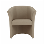 Casa si Gradina - Mobilier - Scaune si fotolii - Fotolii - Fotoliu de club, material textil bej, CUBA - Infinity.ro