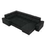 Casa si Gradina - Mobilier - Canapele si coltare - Coltare - Coltar, gri inchis, model dreapta, SEGORIA ROH U - Infinity.ro