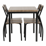 Casa si Gradina - Mobilier - Seturi de mobilier - Seturi mese si scaune - Set de luat masa 1 + 4, stejar artizanal, AMANDA - Infinity.ro