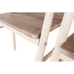 Casa si Gradina - Mobilier - Seturi de mobilier - Seturi mese si scaune - Set de luat masa, stejar canyon / bej,  KIMBY SET 1+5 - Infinity.ro