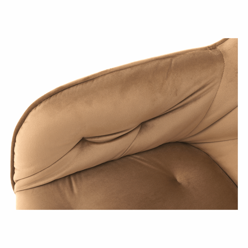 Casa si Gradina - Mobilier - Scaune si fotolii - Fotolii - Fotoliu de design, material textil Velvet maro, BERILIO - Infinity.ro
