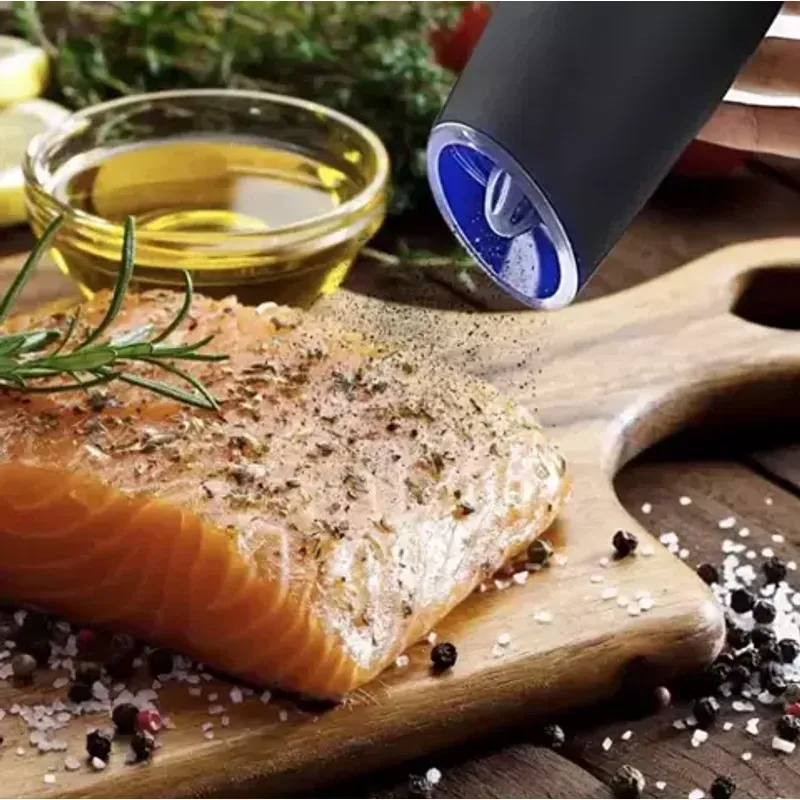 Casa si Gradina - Bucatarie si vesela - Ustensile bucatarie - Rasnite si dozatoare condimente - Set 2 rasnite electrice Ruhhy 19558, led, pentru sare si piper - Infinity.ro