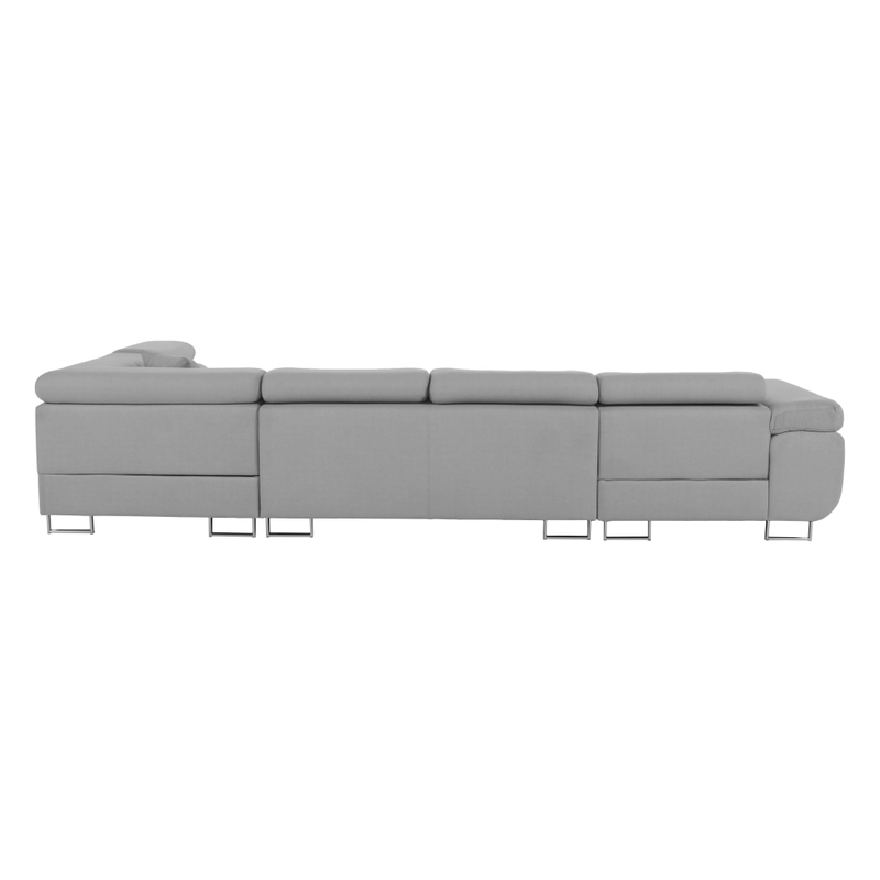 Casa si Gradina - Mobilier - Canapele si coltare - Coltare - Coltar, gri deschis, model dreapta, AMARETO U - Infinity.ro