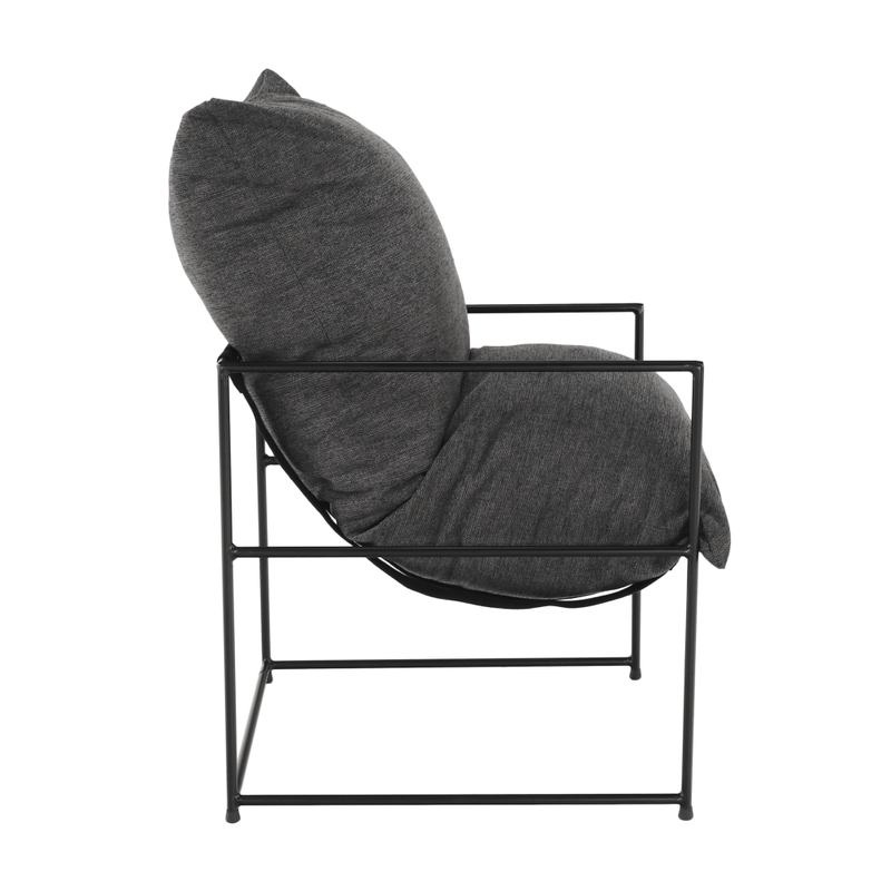 Casa si Gradina - Mobilier - Scaune si fotolii - Fotolii - Fotoliu modern, gri/negru, DEKER - Infinity.ro