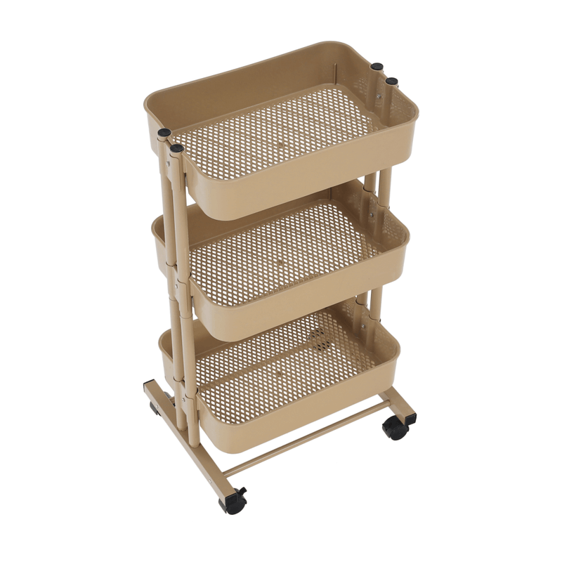 Casa si Gradina - Mobilier - Biblioteci si rafturi - Etajere - Etajera mobila, sampanie, VERNON - Infinity.ro