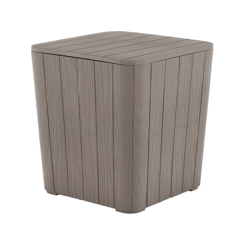 Casa si Gradina - Gradina si terasa - Mobilier exterior - Dulapuri si lazi depozitare exterior - Cutie / masa de depozitare pentru gradina, gri, IBLIS - Infinity.ro