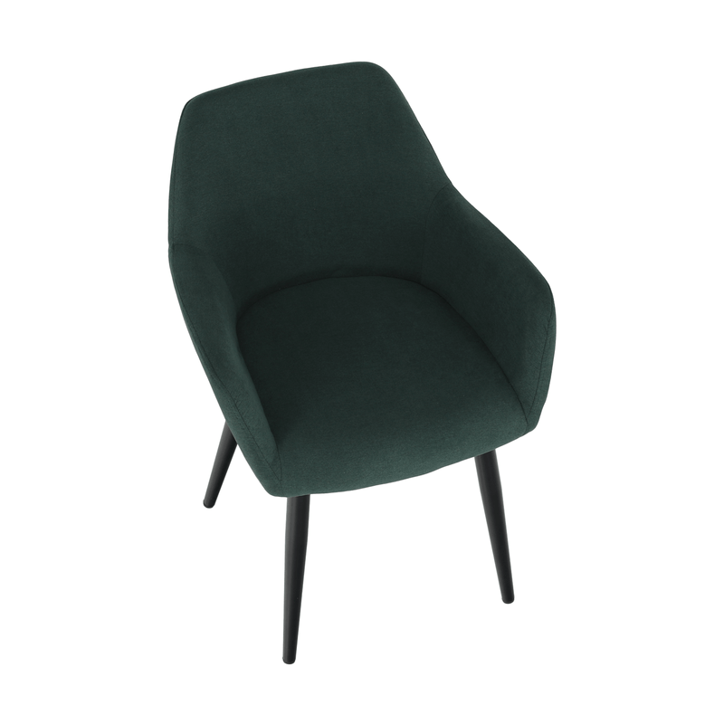 Casa si Gradina - Mobilier - Scaune si fotolii - Fotolii - Fotoliu design, verde / negru, LACEY - Infinity.ro