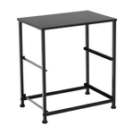 Casa si Gradina - Mobilier - Comode si corpuri - Noptiere - Comoda/noptiera cu sertare din panza, negru/artar rosu, KESIDY TYP 1 - Infinity.ro