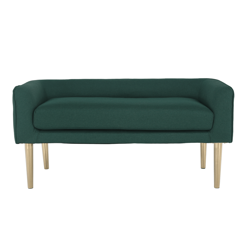Casa si Gradina - Mobilier - Canapele si coltare - Banchete - Banca, smarald/gold crom-auriu, HELNA - Infinity.ro