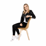 Casa si Gradina - Mobilier - Scaune si fotolii - Scaune - Scaun, catifea Velvet maro/lemn fag, LORITA - Infinity.ro