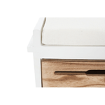 Casa si Gradina - Mobilier - Organizare si depozitare - Bancute - Banca cu 3 sertare, alb/miere, TEDRA NEW - Infinity.ro