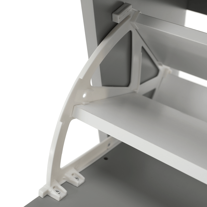 Casa si Gradina - Mobilier - Dulapuri si sifoniere - Dulapuri pantofi - Pantofar, 2 compartimente,  gri, SEBER TYP 1 - Infinity.ro