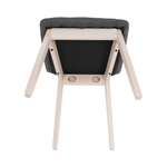 Casa si Gradina - Mobilier - Seturi de mobilier - Seturi mese si scaune - Set de masa, fag deschis / tesatura gri, GALIO 1 + 4 - Infinity.ro