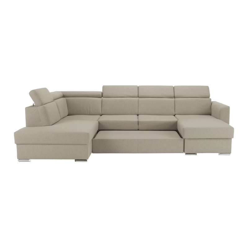 Casa si Gradina - Mobilier - Canapele si coltare - Coltare - Coltar de lux, bej/caramiziu, stanga, MARIETA U - Infinity.ro