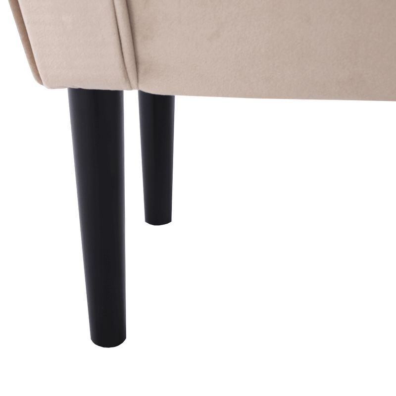 Casa si Gradina - Mobilier - Canapele si coltare - Banchete - Banca, catifea Velvet, grej/negru, BURDA - Infinity.ro