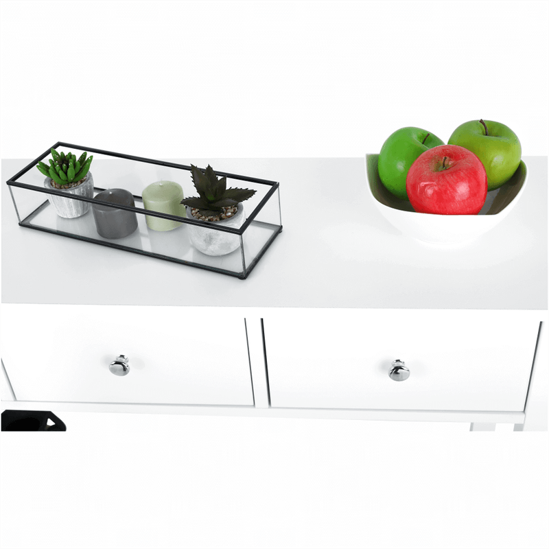 Casa si Gradina - Mobilier - Mese si birouri - Masute de cafea - Masuta tip consola, alb, NITRO - Infinity.ro