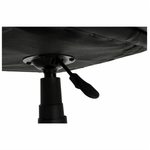 Casa si Gradina - Mobilier - Scaune si fotolii - Fotolii - Fotoliu de birou, piele ecologica neagra / portocalie, MADAN NEW - Infinity.ro