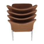 Casa si Gradina - Mobilier - Scaune si fotolii - Scaune - Scaun de birou, maro/crom, ALTAN - Infinity.ro