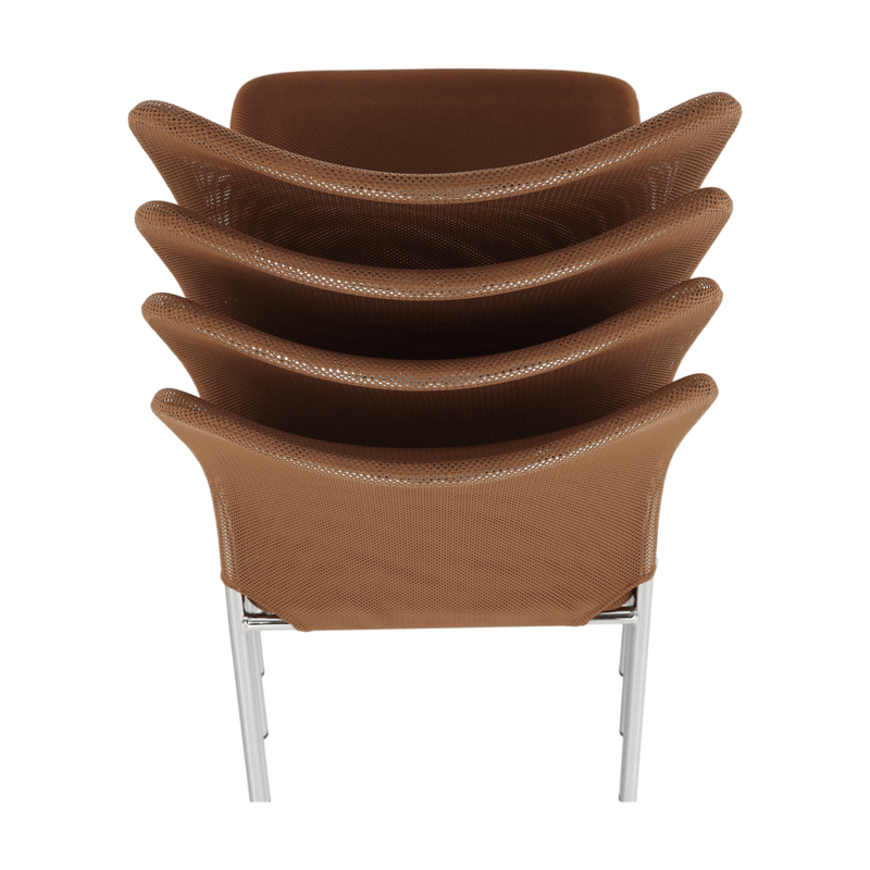 Casa si Gradina - Mobilier - Scaune si fotolii - Scaune - Scaun de birou, maro/crom, ALTAN - Infinity.ro
