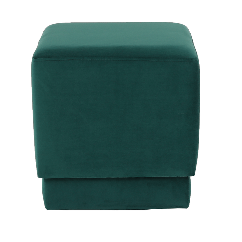 Casa si Gradina - Mobilier - Scaune si fotolii - Tabureti - Taburet, catifea Velvet smarald, ALIMA - Infinity.ro