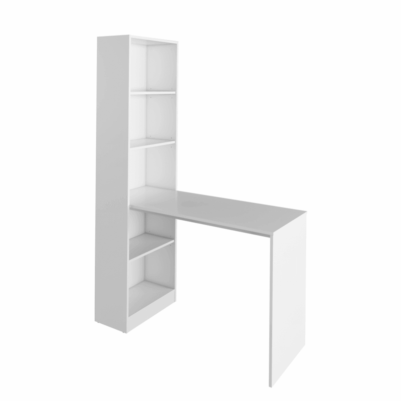 Casa si Gradina - Mobilier - Mese si birouri - Birouri - Masa (birou) multifunctionala, alb, 125x50 cm, JASMIN - Infinity.ro