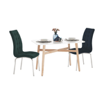 Casa si Gradina - Mobilier - Mese si birouri - Mese bucatarie si dining - Masa dining, alba/natural, 120x80 cm, CYRUS 2 NEW - Infinity.ro